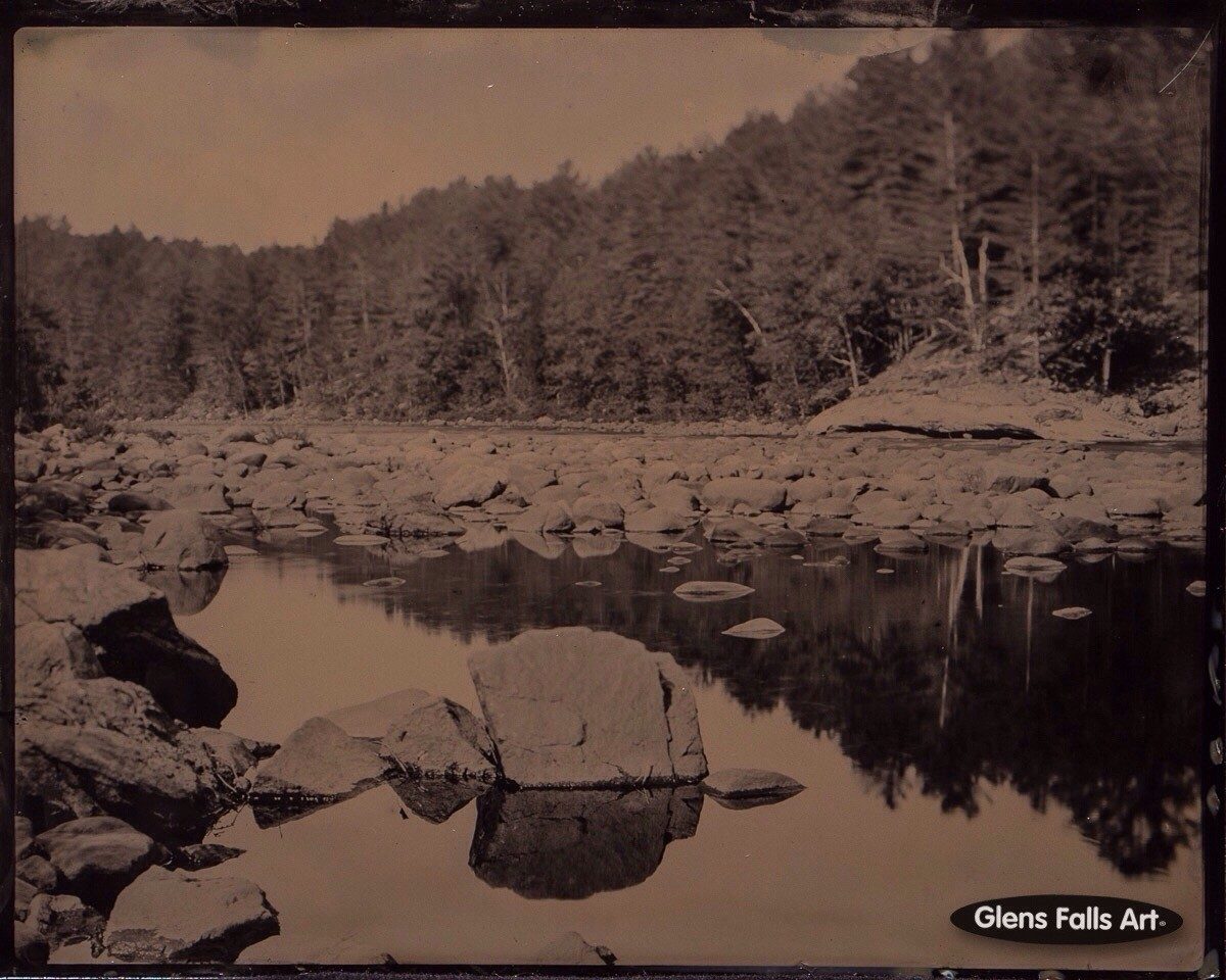 North River tintype made in Adirondacks by Craig Murphy & Glens Falls Art tintype photography studio North River Adirondacks tintype by Craig Murphy & Glens Falls Art tintype studio for World Wet Plate Day.